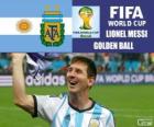Lionel Messi, χρυσή μπάλα. Βραζιλία 2014 Παγκόσμιο Κύπελλο ποδοσφαίρου